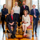Julefotografering på Slottet. Foto: Håkon Mosvold Larsen / NTB scanpix